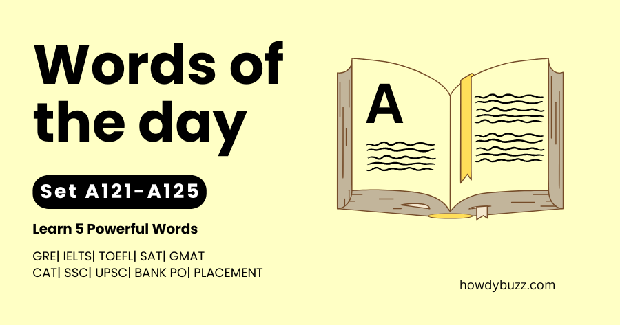 🌟Day 25 – Words A121–A125)