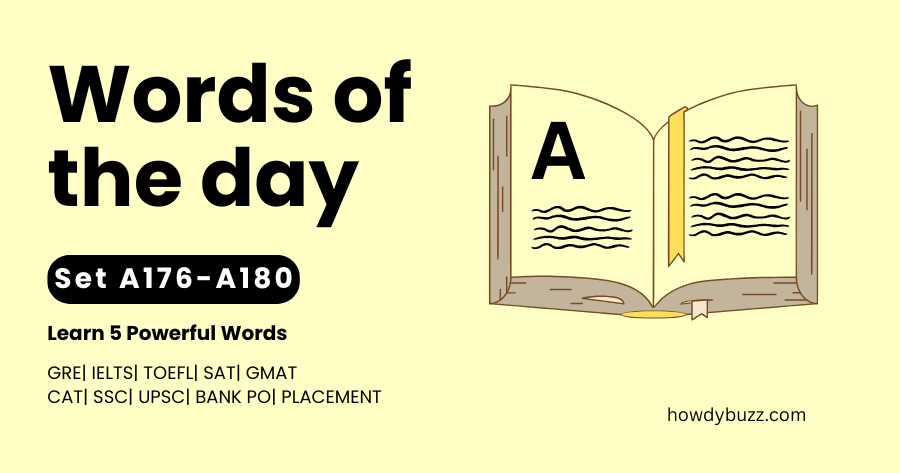 Day 36 – Words A176–A180