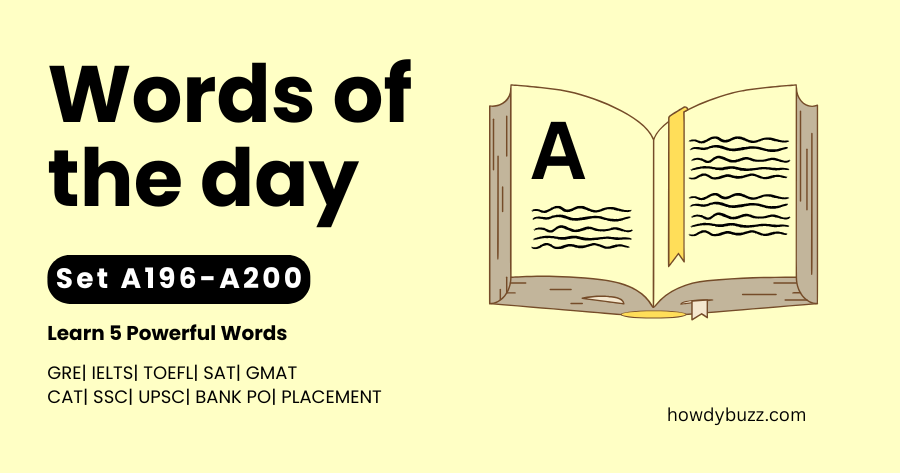 🌟 Day 40 – Words A196–A200