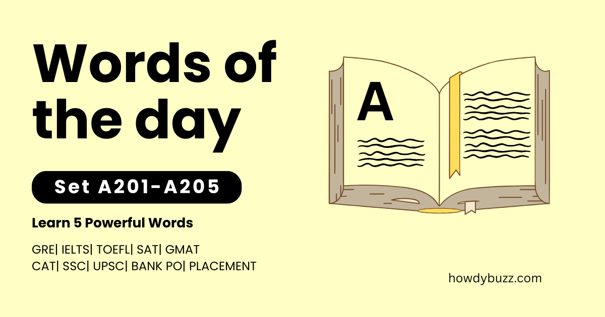 🌟 Day 41 – Words A201–A205