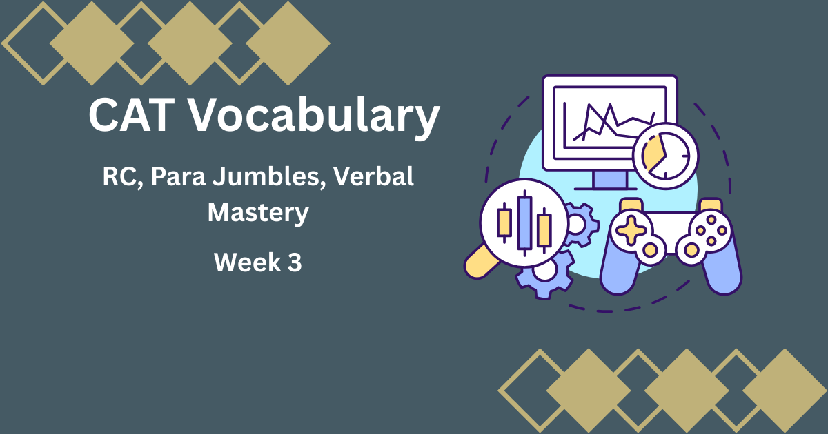 🔢 30 Powerful CAT Vocabulary Words for Verbal Mastery – Set 3