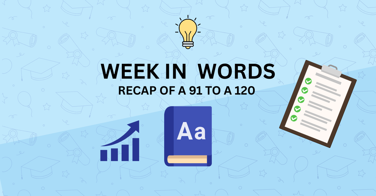 📚 30 Powerful Words You Learned This Week (A91–A120) – Download, Quiz, Revise!