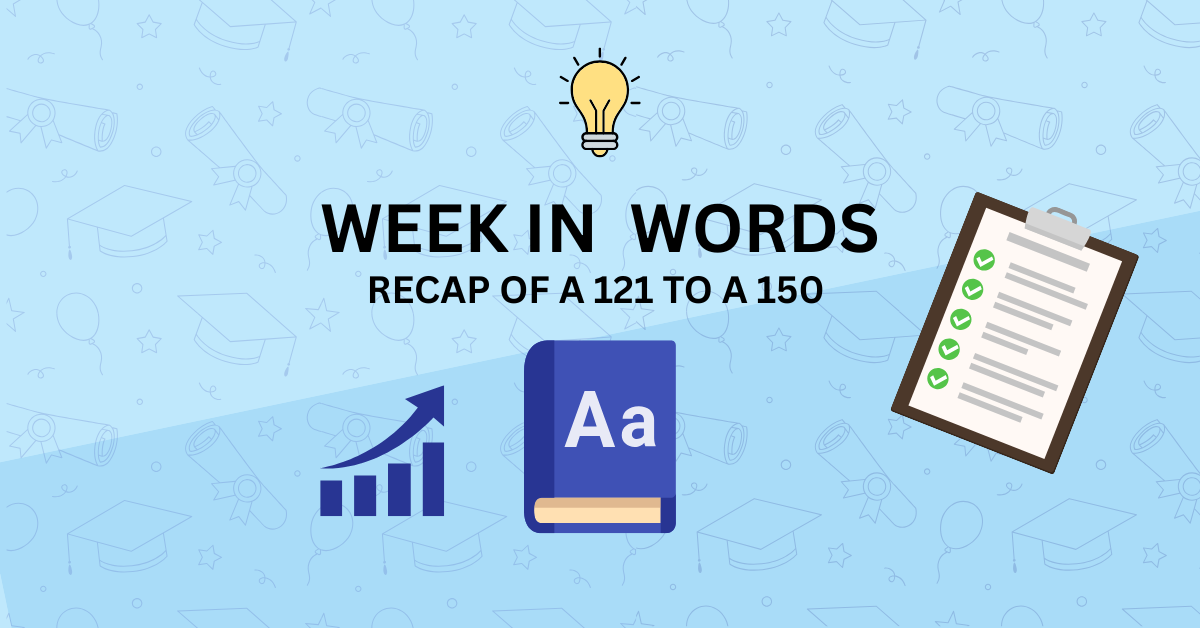 30 Powerful Words You Learned This Week (A121–A150) – Download, Quiz, Revise! (Week 5 Recap)