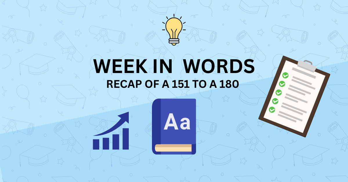 📚 30 Powerful Words You Learned This Week (A151–A180) – Download, Quiz, Revise!